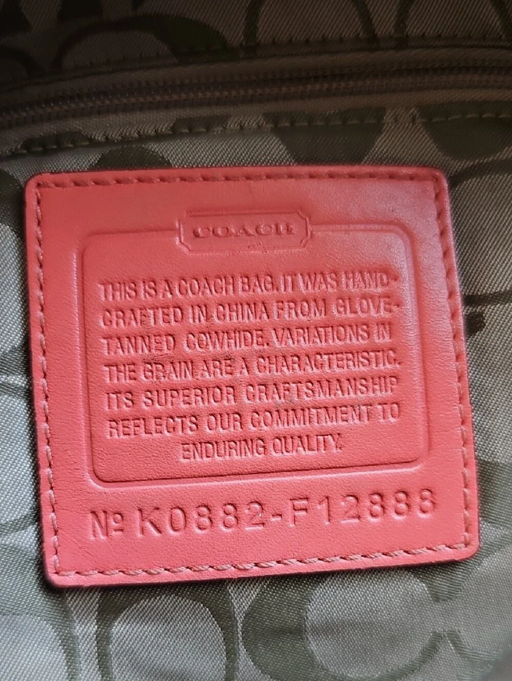 Coach stylish pink